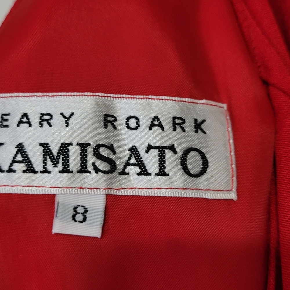 Geary Roark Kamisato red formal gown sz 8